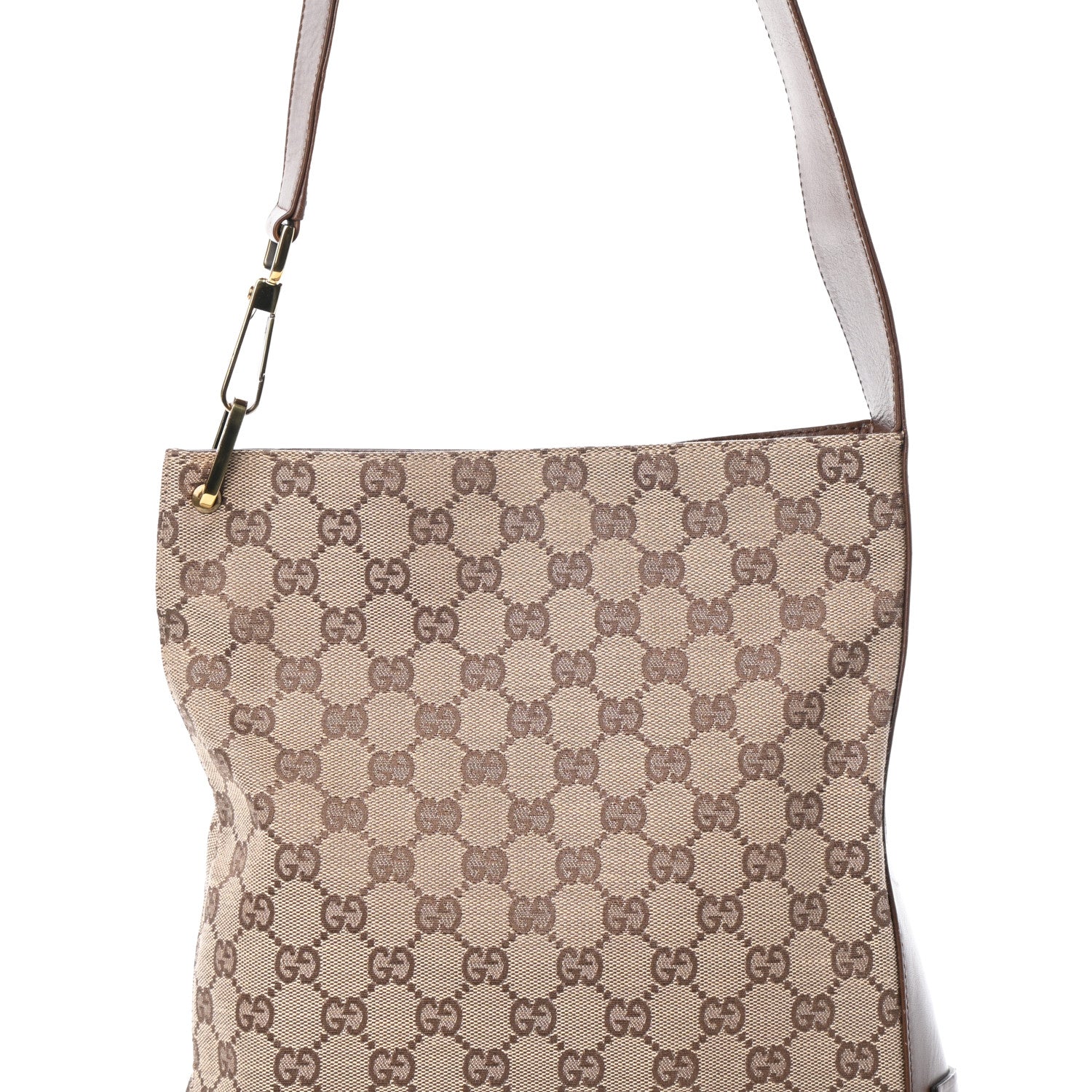 Gucci Monogram Hobo Dark Brown 7 of 9
