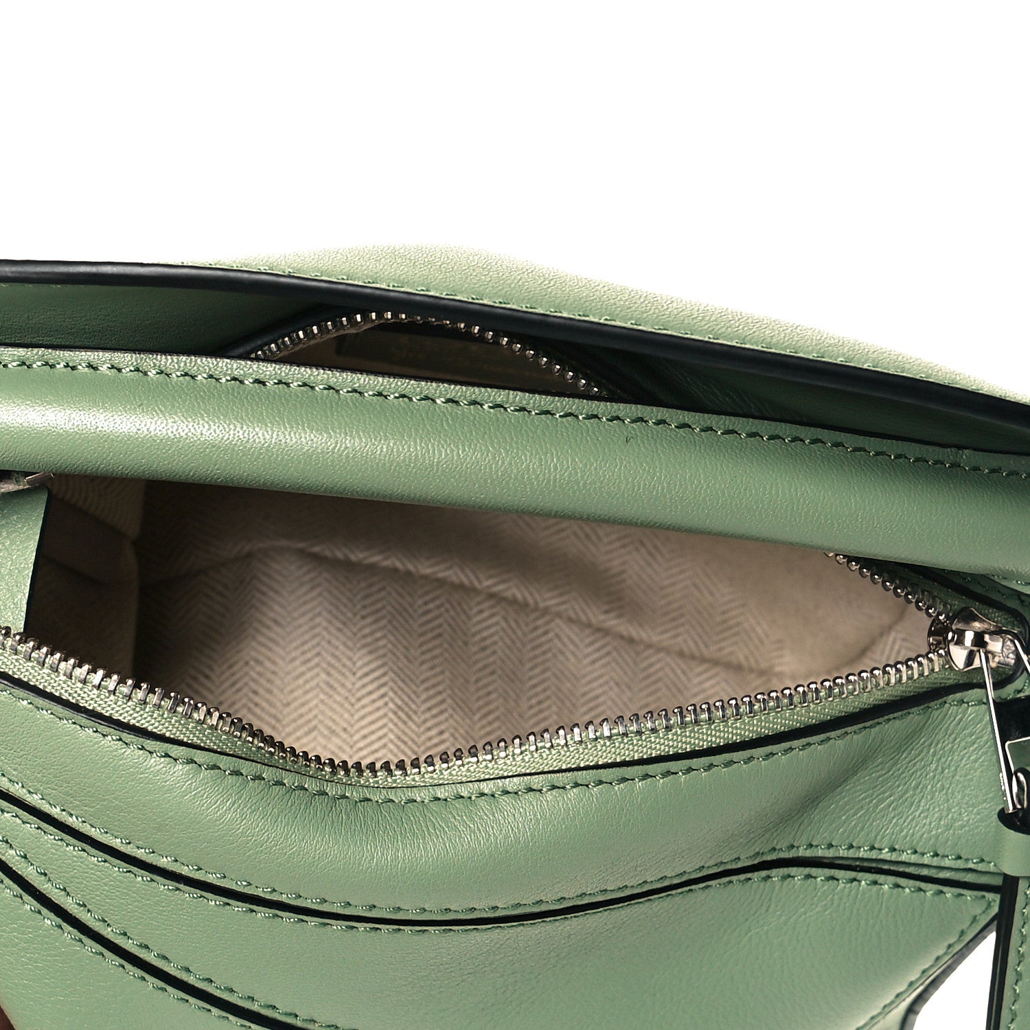 Loewe Calfskin Mini Pansies Puzzle Bag Rosemary 4 of 6