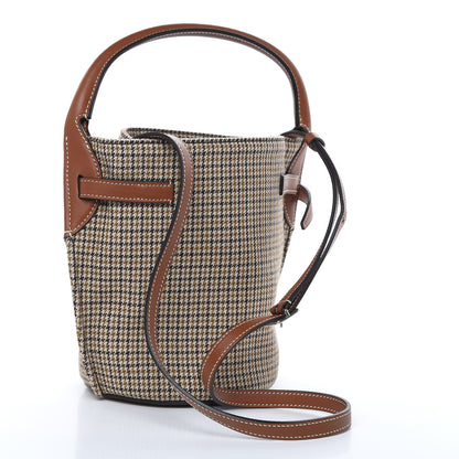 Celine Smooth Calfskin Tweed Nano Big Bag Bucket Tan 3 of 10