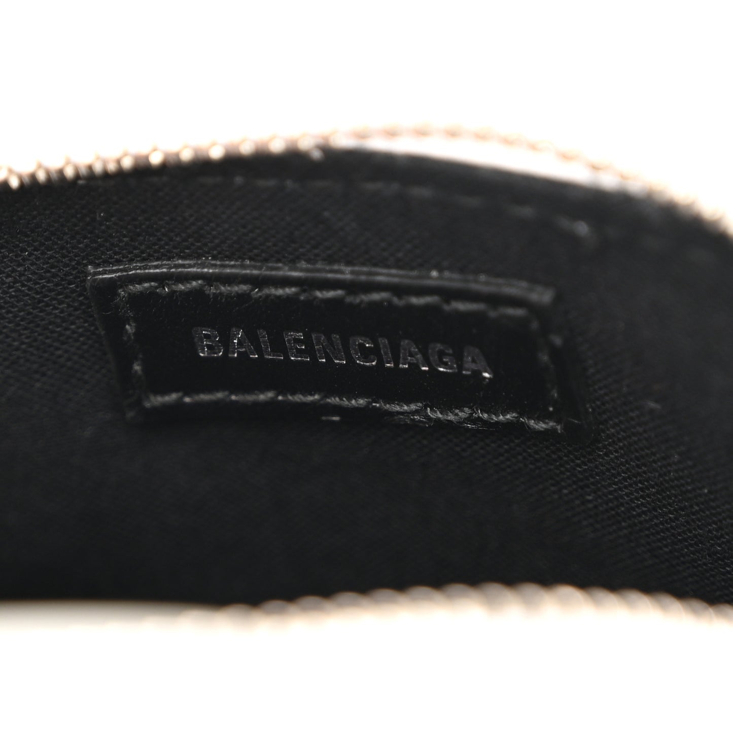 Calfskin Logo Crocodile Embossed Mini Ville Top Handle Bag White Black