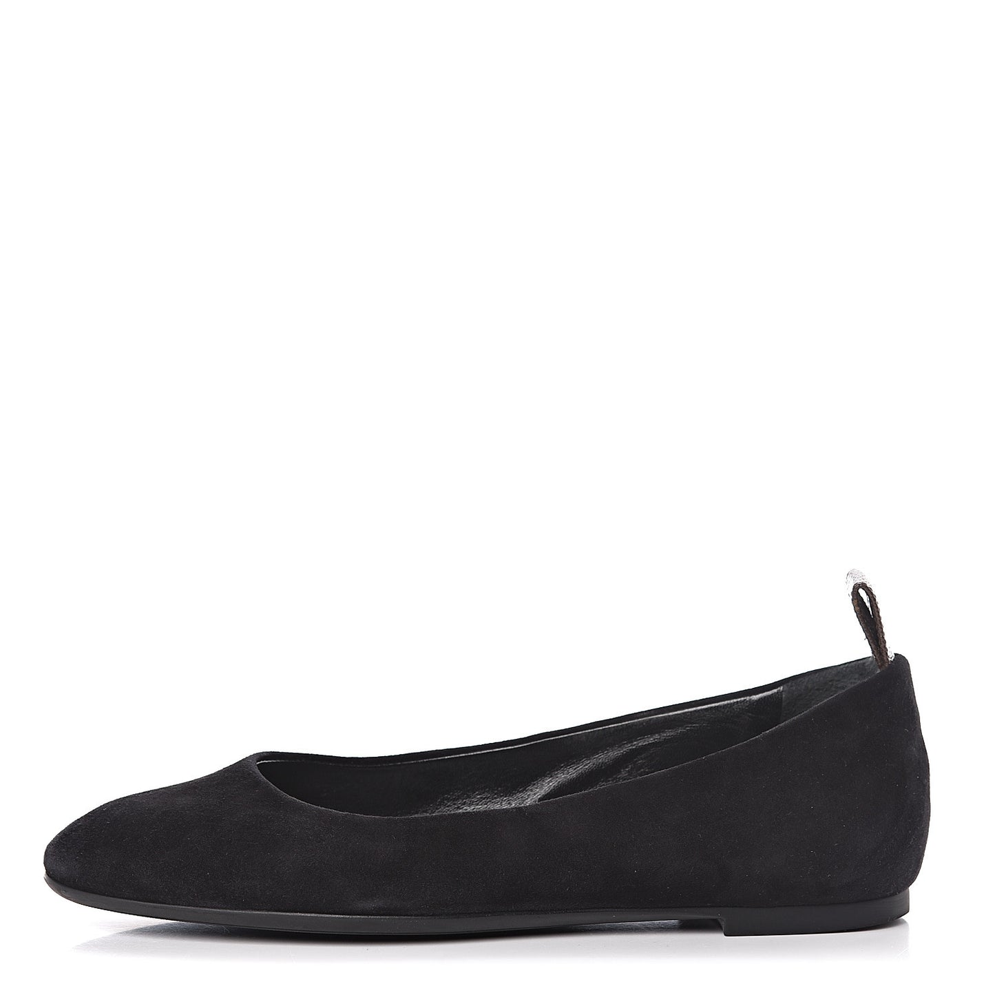 Suede Monogram Uniformes Ballet Flats 36.5 Black