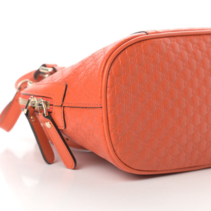 Gucci Microguccissima Mini Dome Bag Sun Orange 9 of 10