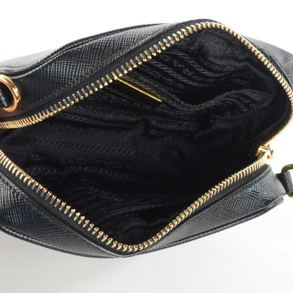 Prada Saffiano Mini Camera Crossbody Bag Nero Black 5 of 13