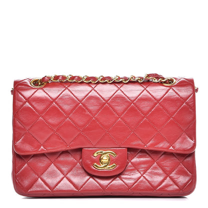 Chanel Lambskin Quilted Small Double Flap Red 1 of 7