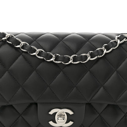 Chanel Lambskin Quilted Small Double Flap Black 8 of 10