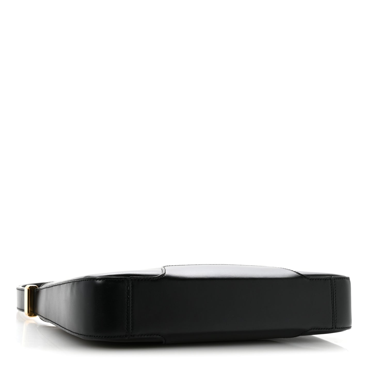 Smooth Calfskin TB Shoulder Bag Black