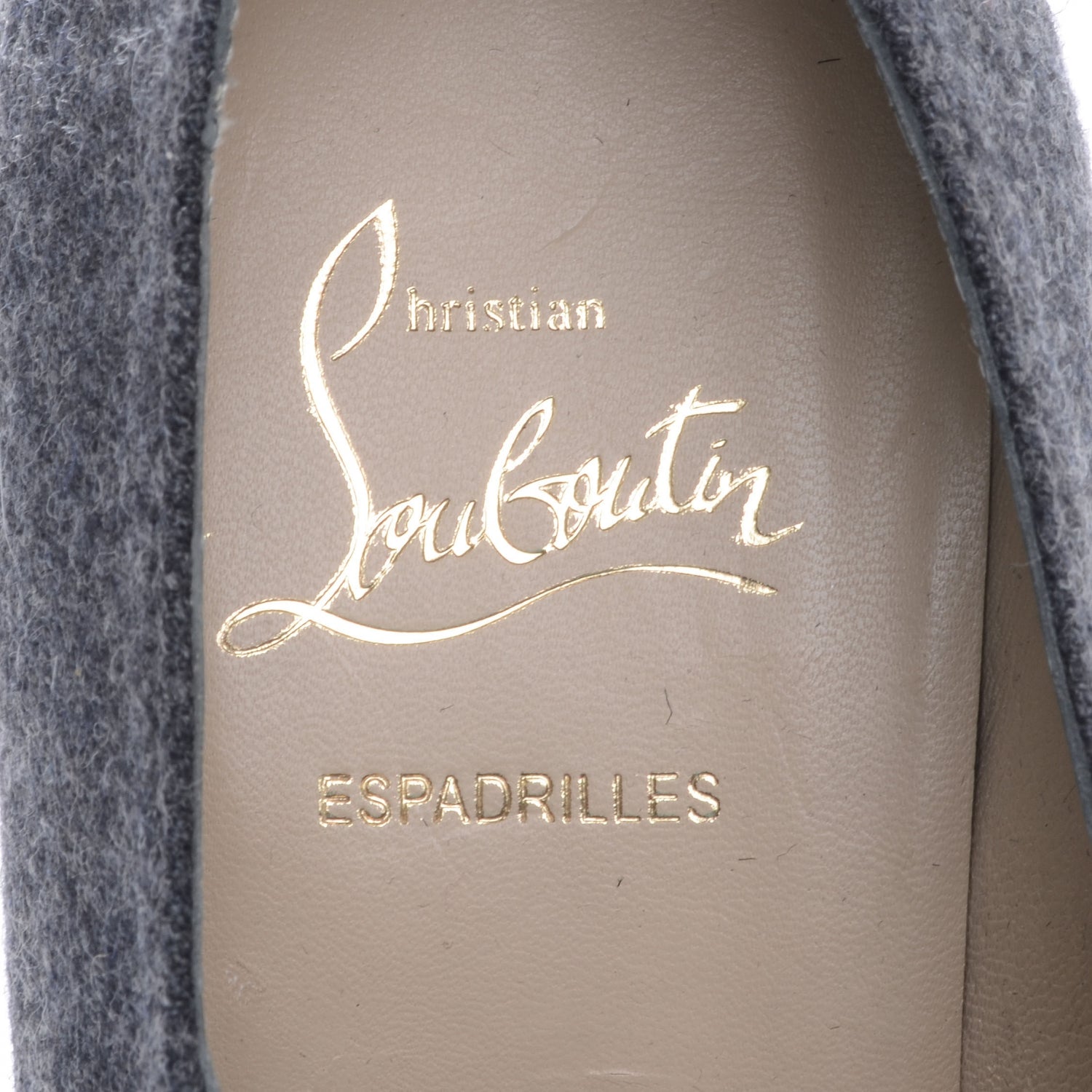 Christian Louboutin Flannel Rope Calfskin Deroba 140 Wedge Ankle Boots 39 Grey Black 7 of 8