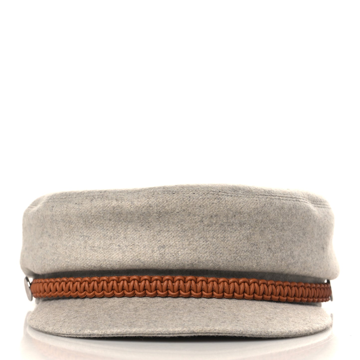 Cashmere Swift Womens Deauville Cap 56 Gris Flanelle Gold