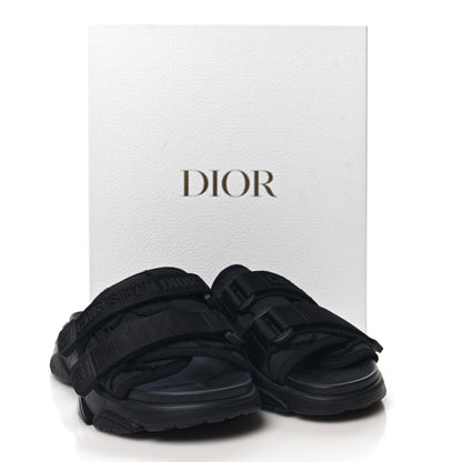 Christian Dior Technical Fabric Camouflage D-Wander Slide Sandals 35 Black 8 of 8