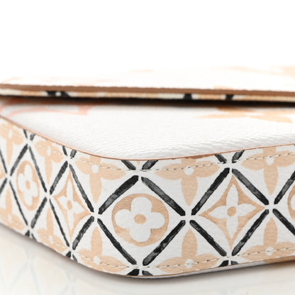Louis Vuitton Monogram Giant By The Pool 2.0 Felicie Pochette Chain Wallet Beige 9 of 11