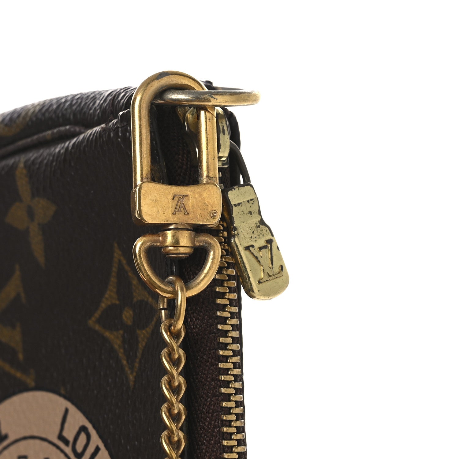 Louis Vuitton Monogram Complice Trunks and Bags Mini Pochette Accessories Beige 11 of 12