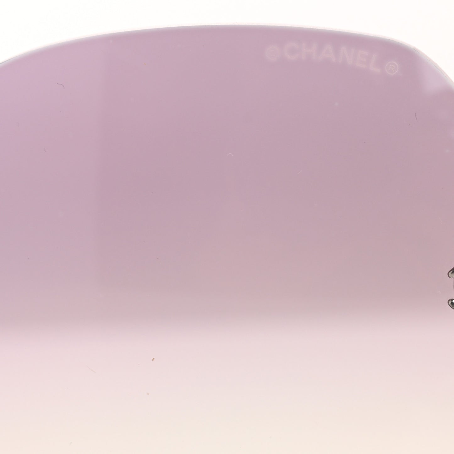 Titanium Polarized Rimless Square Sunglasses 4271-T Gold Pink
