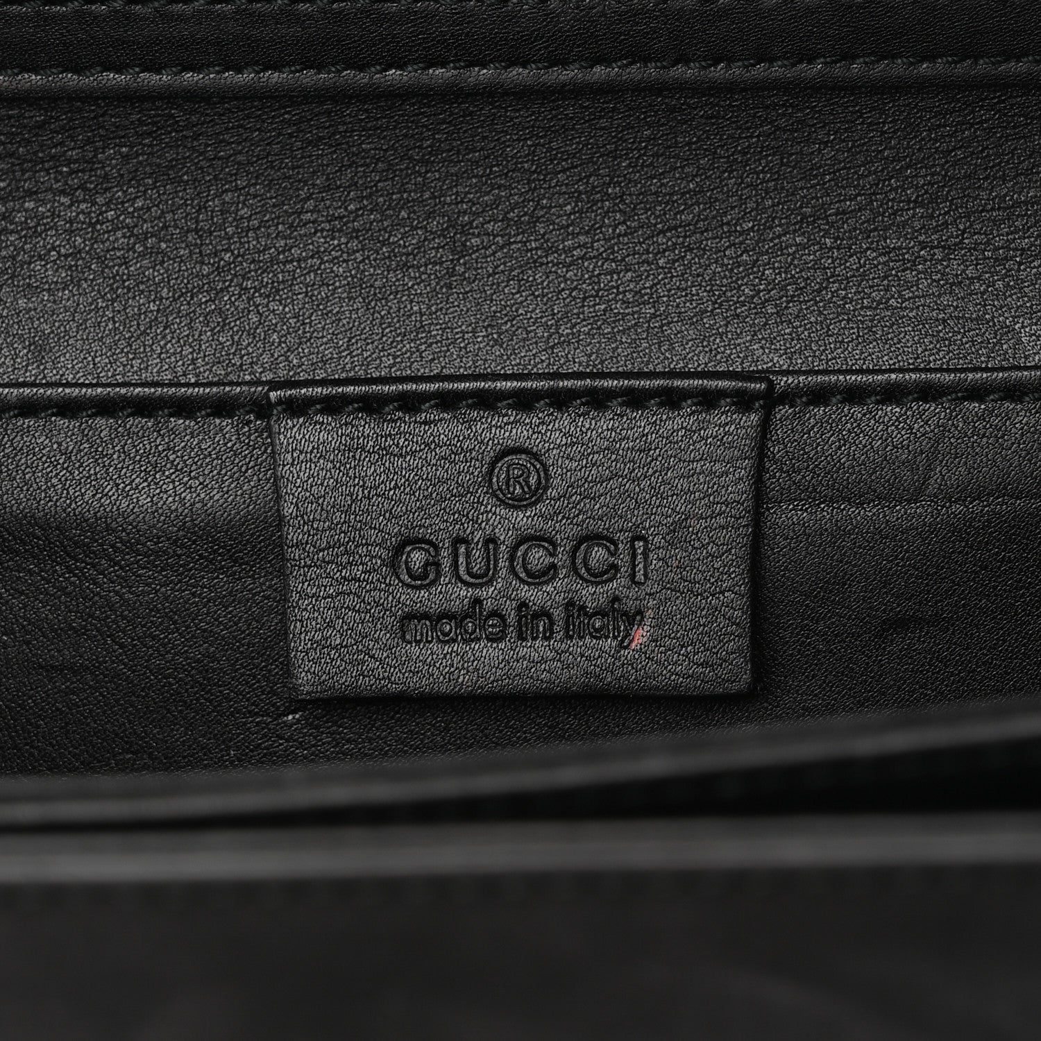Gucci Suede Tigrette Chain Clutch Black 6 of 11