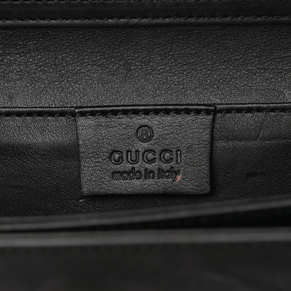 Gucci Suede Tigrette Chain Clutch Black 6 of 11