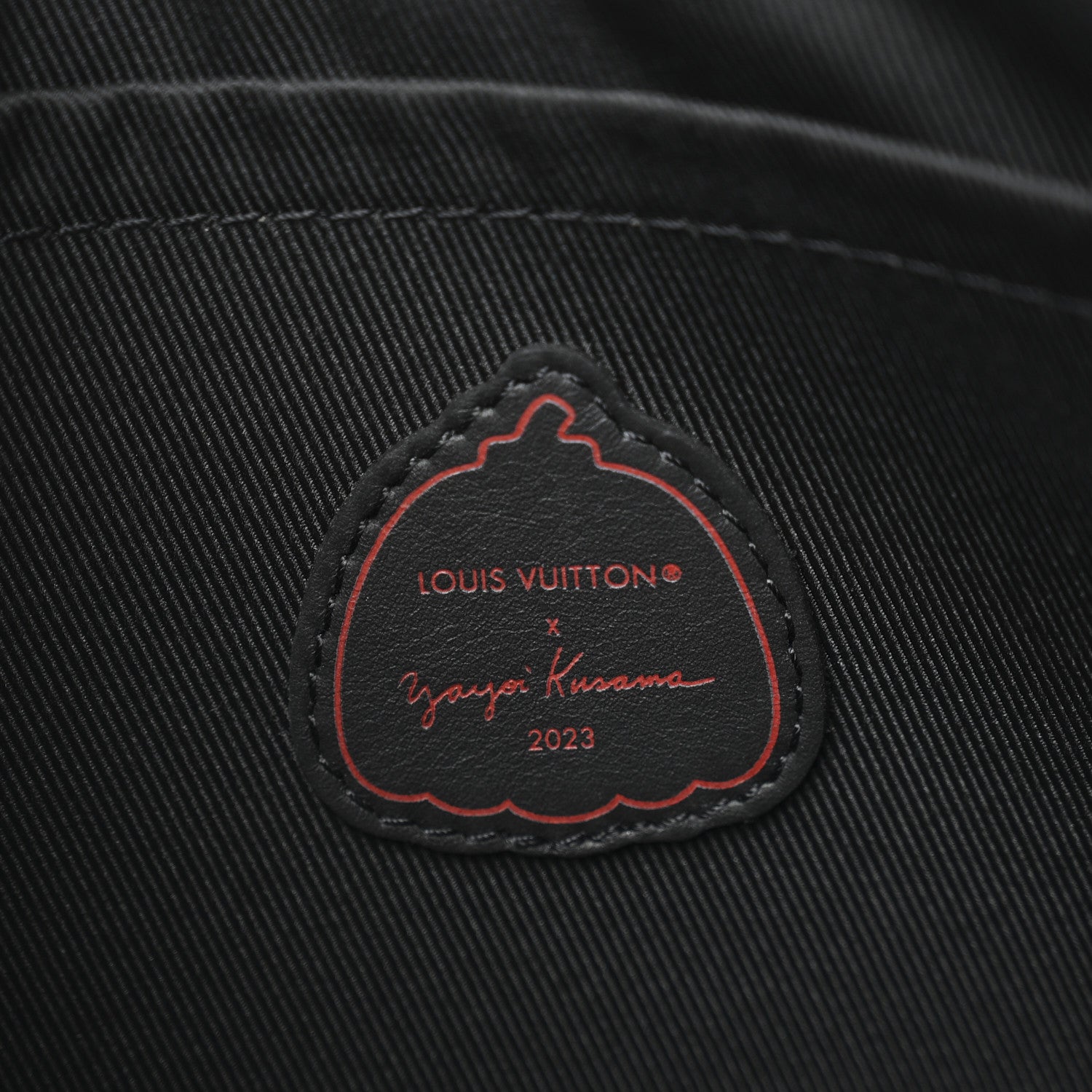 Louis Vuitton LV X YK Taurillon Monogram Pochette To-Go Black Red 6 of 9