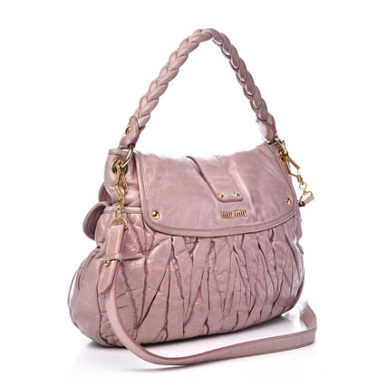 Miu Miu Nappa Matelasse Coffer Hobo Mughetto 3 of 17