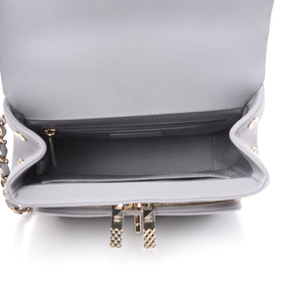 Chanel Caviar Quilted Medium Business Affinity Flap Grey 4 of 10