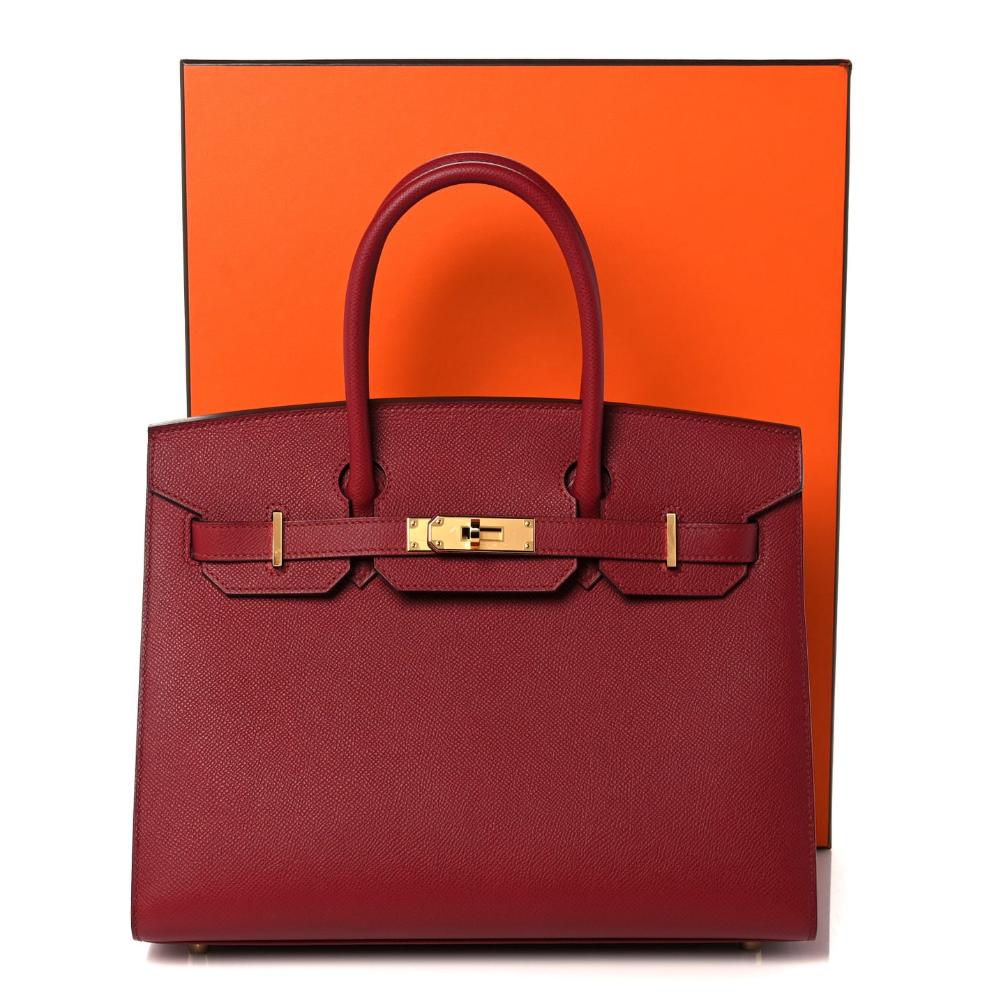 Epsom Birkin Sellier 30 Rouge Grenat