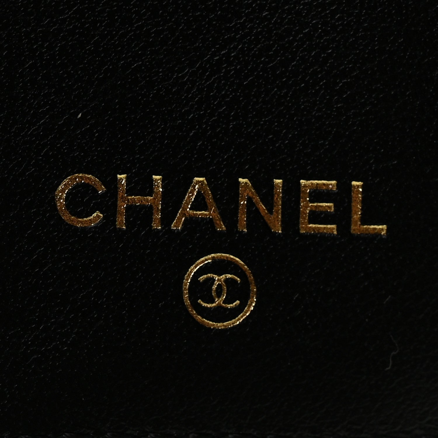 Chanel Caviar Quilted Textured CC Tri-Fold Flap Wallet Black 6 of 10