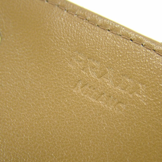 Prada Python Flap Wallet Beige 8 of 9