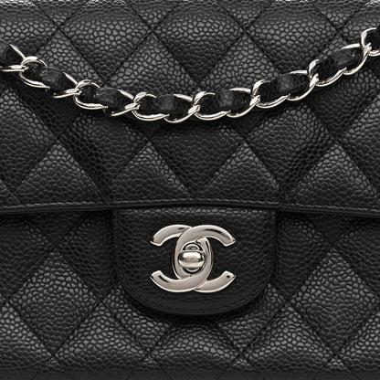 Chanel Caviar Quilted East West Flap Black 8 of 9