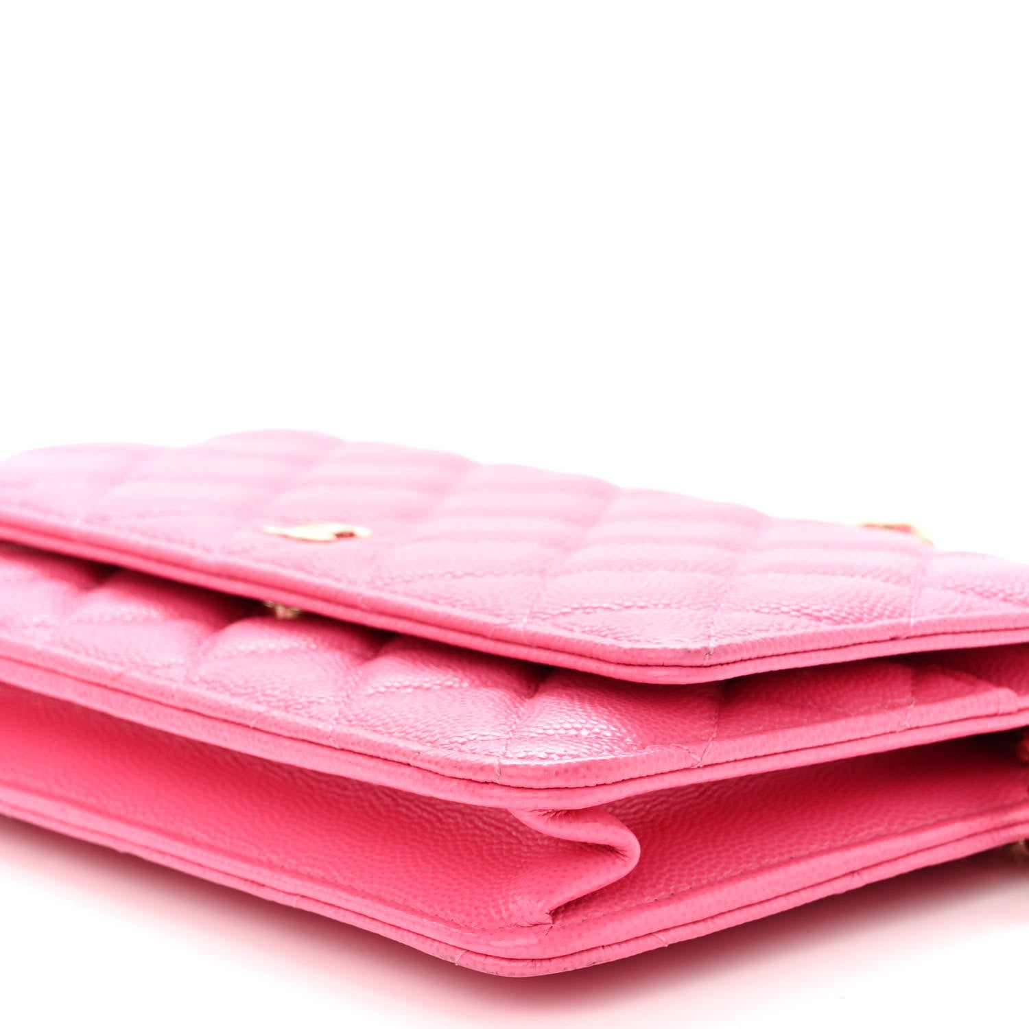 Chanel Caviar Quilted Wallet On Chain WOC Pink 10 of 10