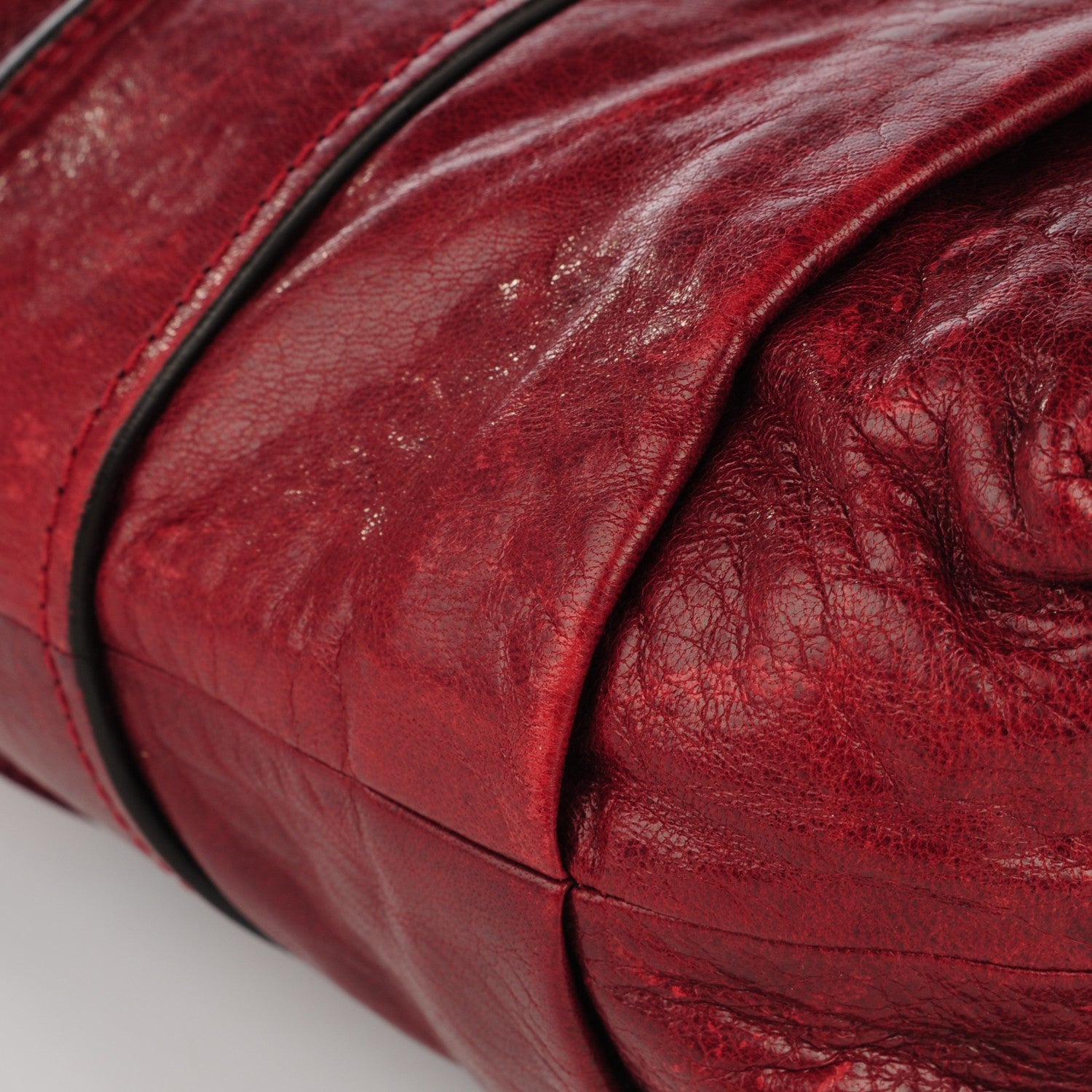 Chloe Lambskin Heloise Hobo Red 9 of 12