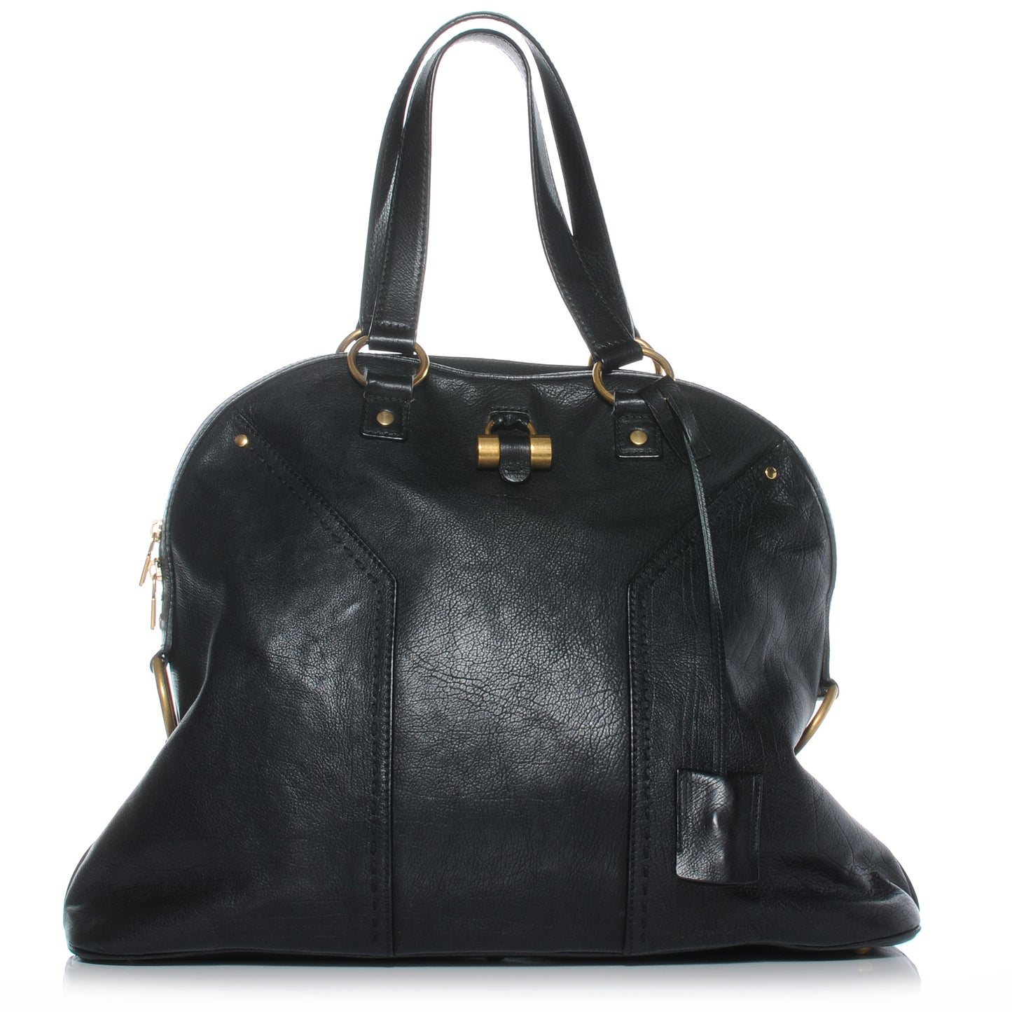 Leather Oversized Muse Black