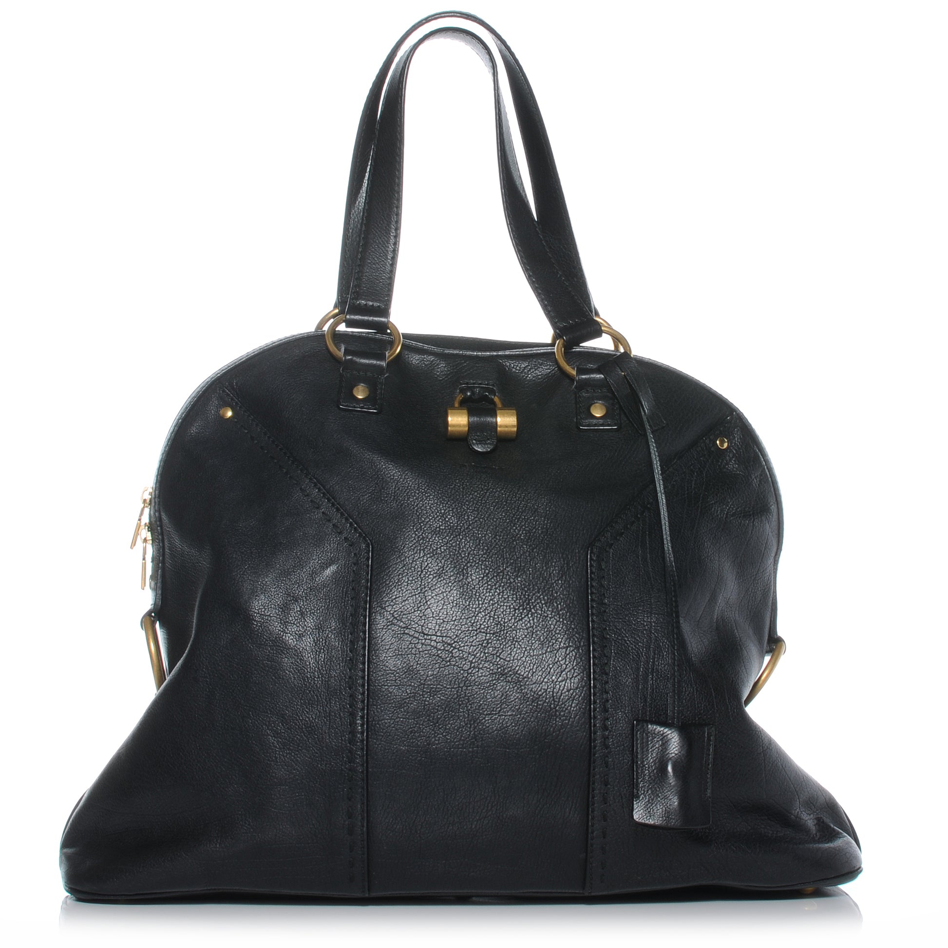 Saint Laurent Leather Oversized Muse Black 1 of 9