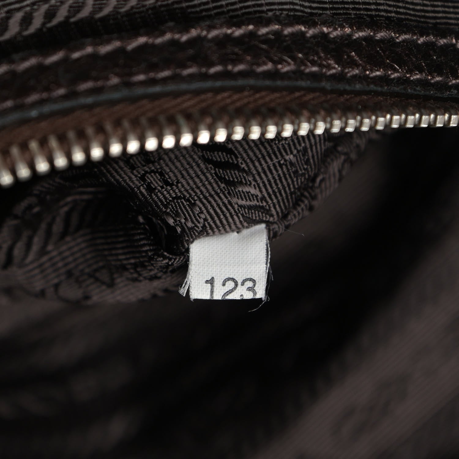 Prada Metallic Vitello Daino Hand Bag Piombo 7 of 22