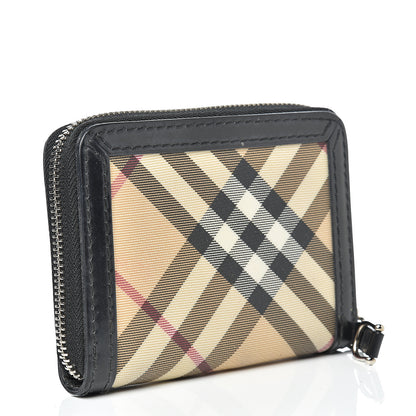 Burberry Supernova Check Zip Around Wallet Chocolate 2 of 8