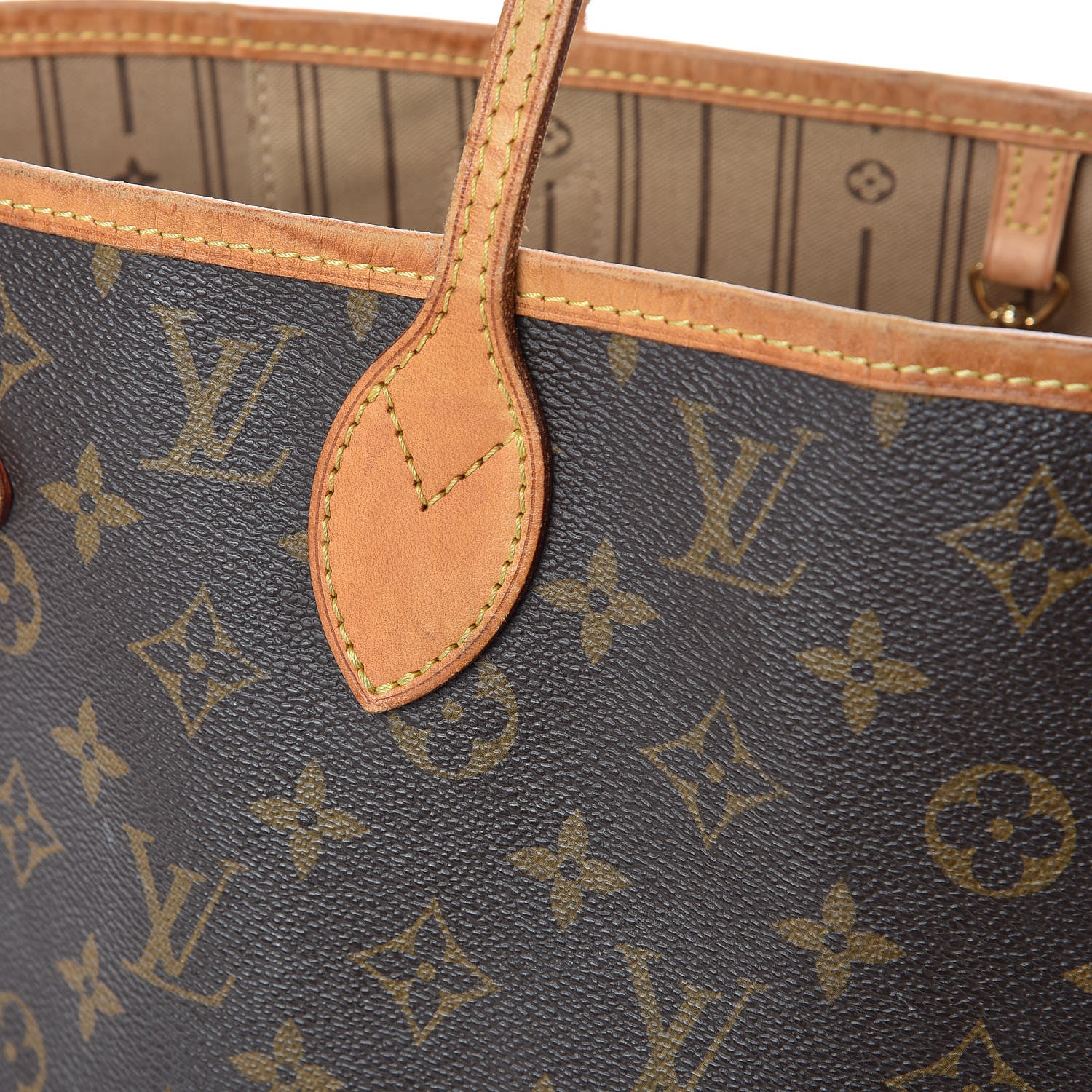 Louis Vuitton Monogram Neverfull MM 16 of 34