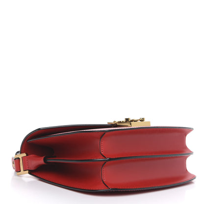 MCM Calfskin Patricia Small Crossbody Bag Red 4 of 8