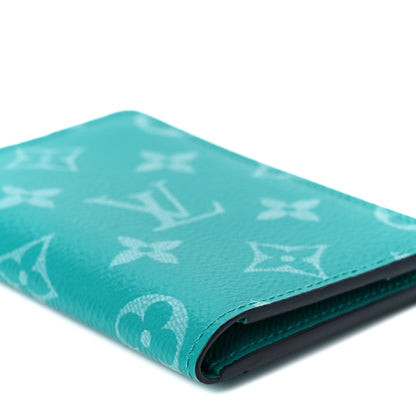 Louis Vuitton Monogram Taiga Pocket Organizer Vert 10 of 12