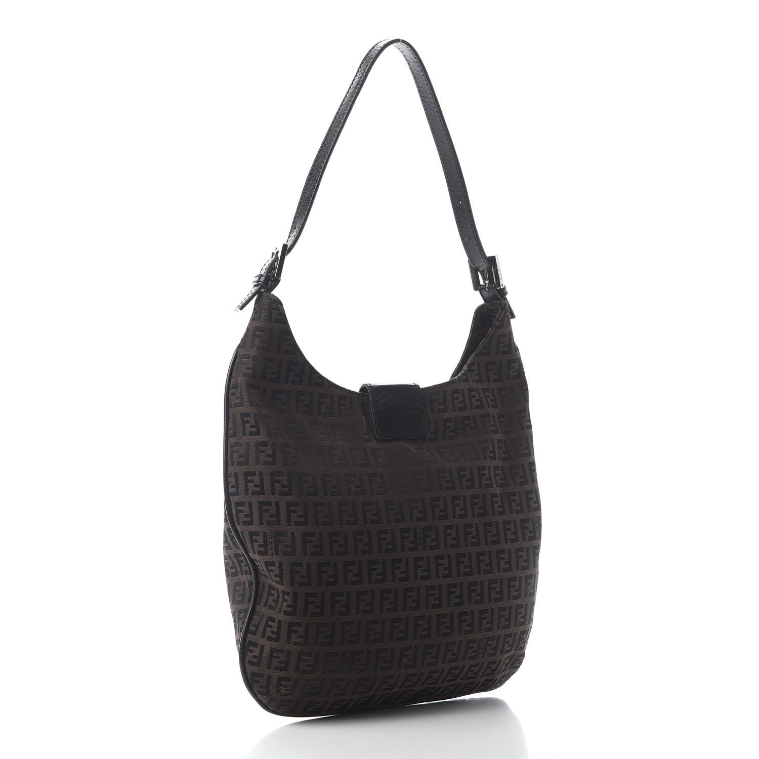 Fendi Zucchino Large Hobo Tobacco 2 of 9
