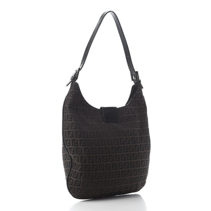 Fendi Zucchino Large Hobo Tobacco 2 of 9