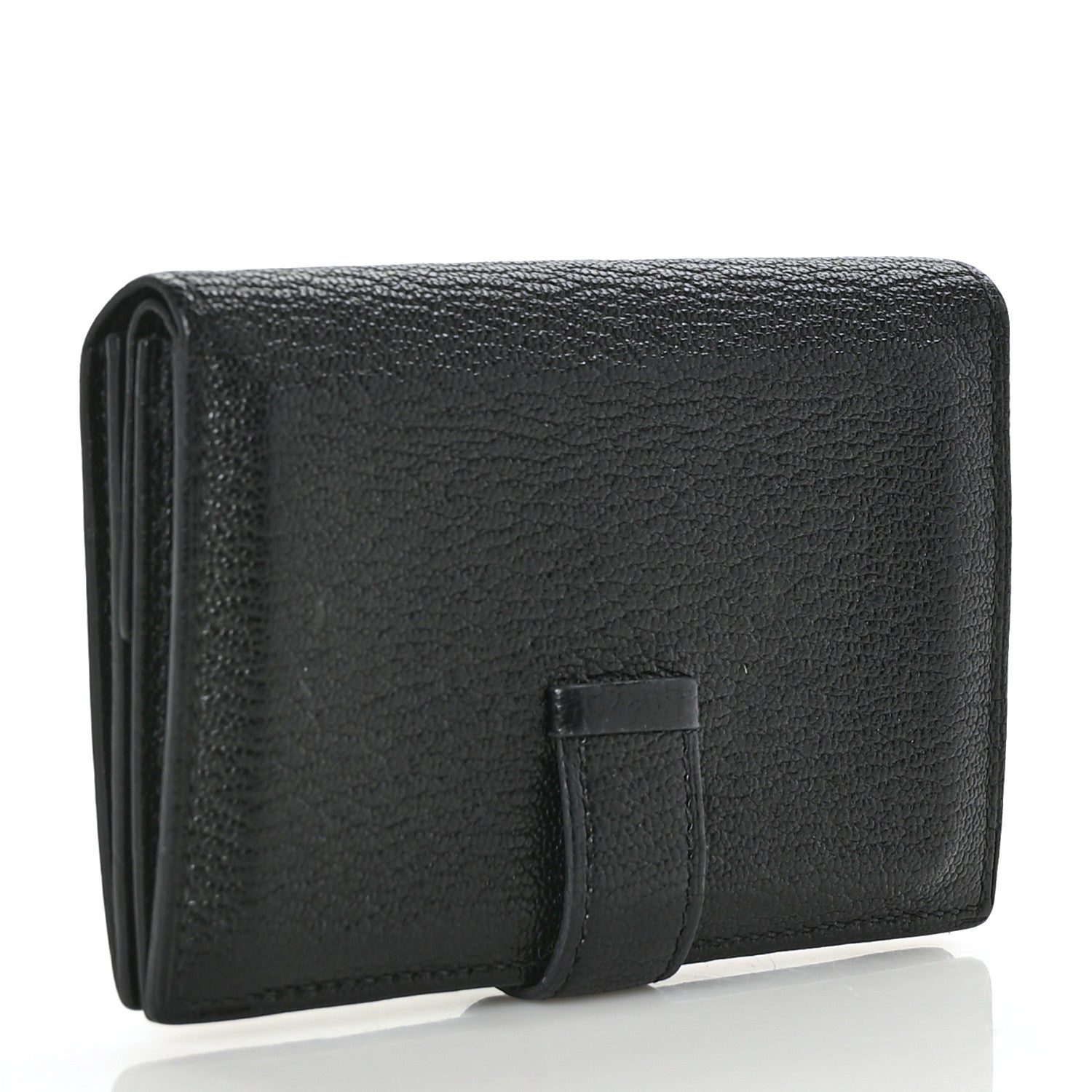 Hermes Chevre Mysore Mini Bearn Wallet Black 3 of 7