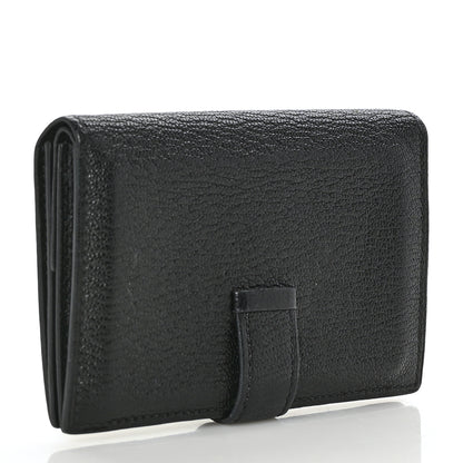 Hermes Chevre Mysore Mini Bearn Wallet Black 3 of 7