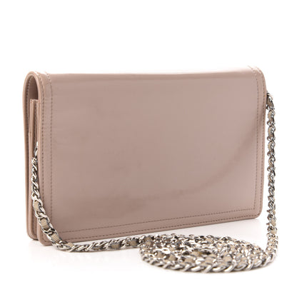 Chanel Vinyl Lipstick Wallet On Chain WOC Beige 3 of 14