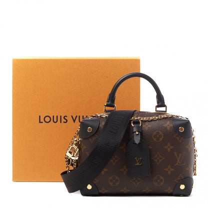 Louis Vuitton Monogram Petite Malle Souple Black 9 of 9