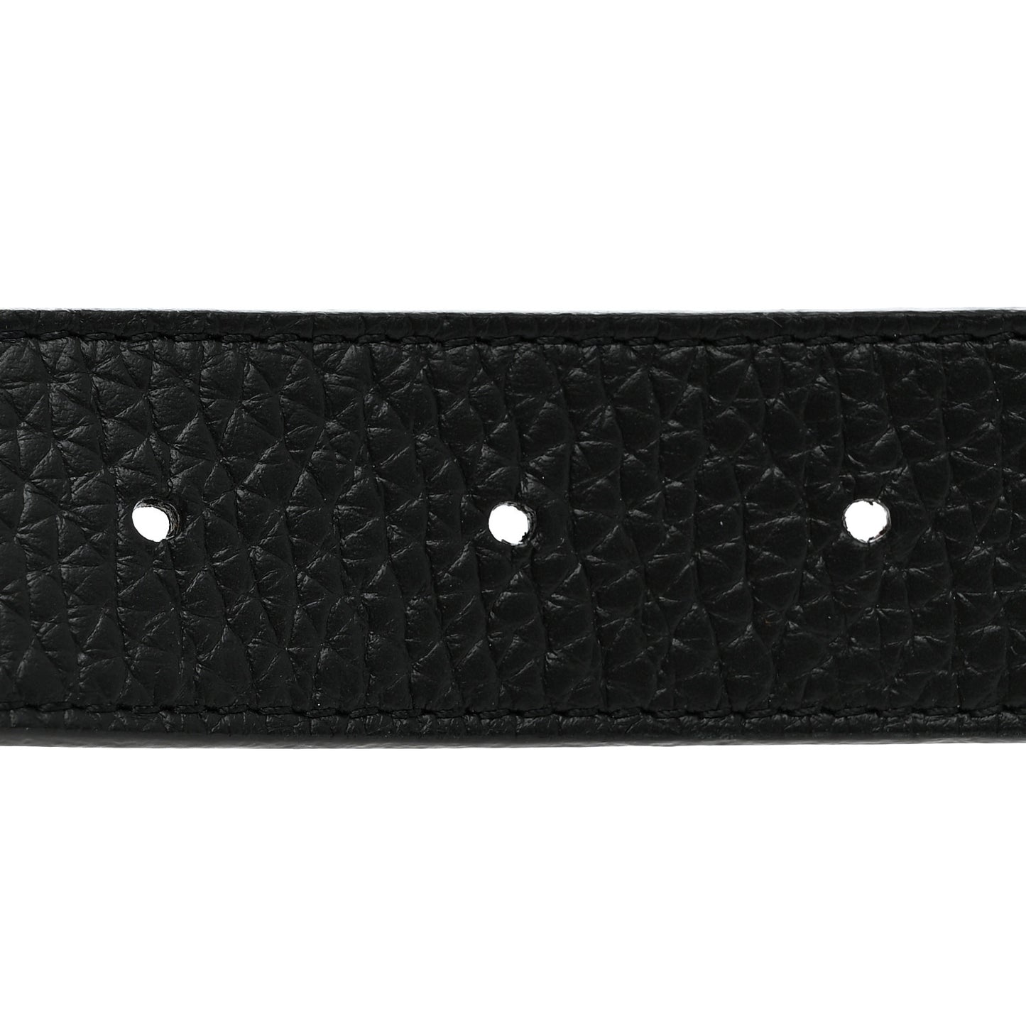 Taurillon Calfskin 30mm LV Initiales Reversible Belt 80 32 Black