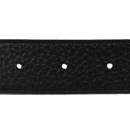 Louis Vuitton Taurillon Calfskin 30mm LV Initiales Reversible Belt 80 32 Black 6 of 8