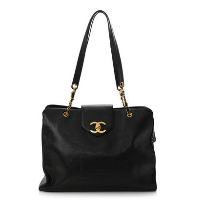 Chanel Caviar XL Weekender Bag Black 1 of 17