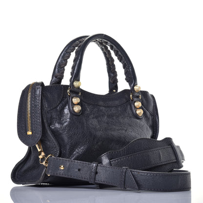 Balenciaga Agneau Giant 12 Gold Hardware Mini City Gris Fossile 4 of 9
