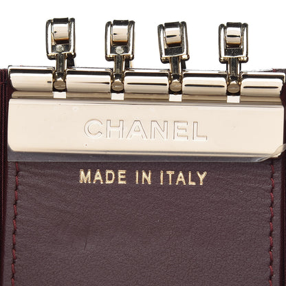 Chanel Caviar Quilted Classic 4 Key Holder Wallet Black 7 of 9