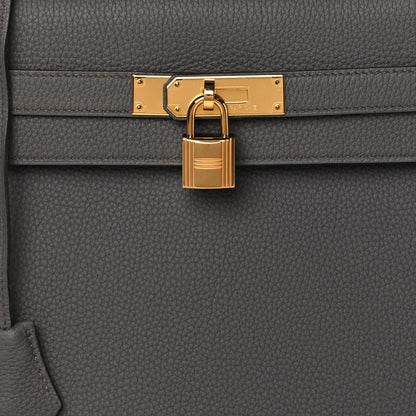 Hermes Togo Kelly Retourne 32 Etain 8 of 11