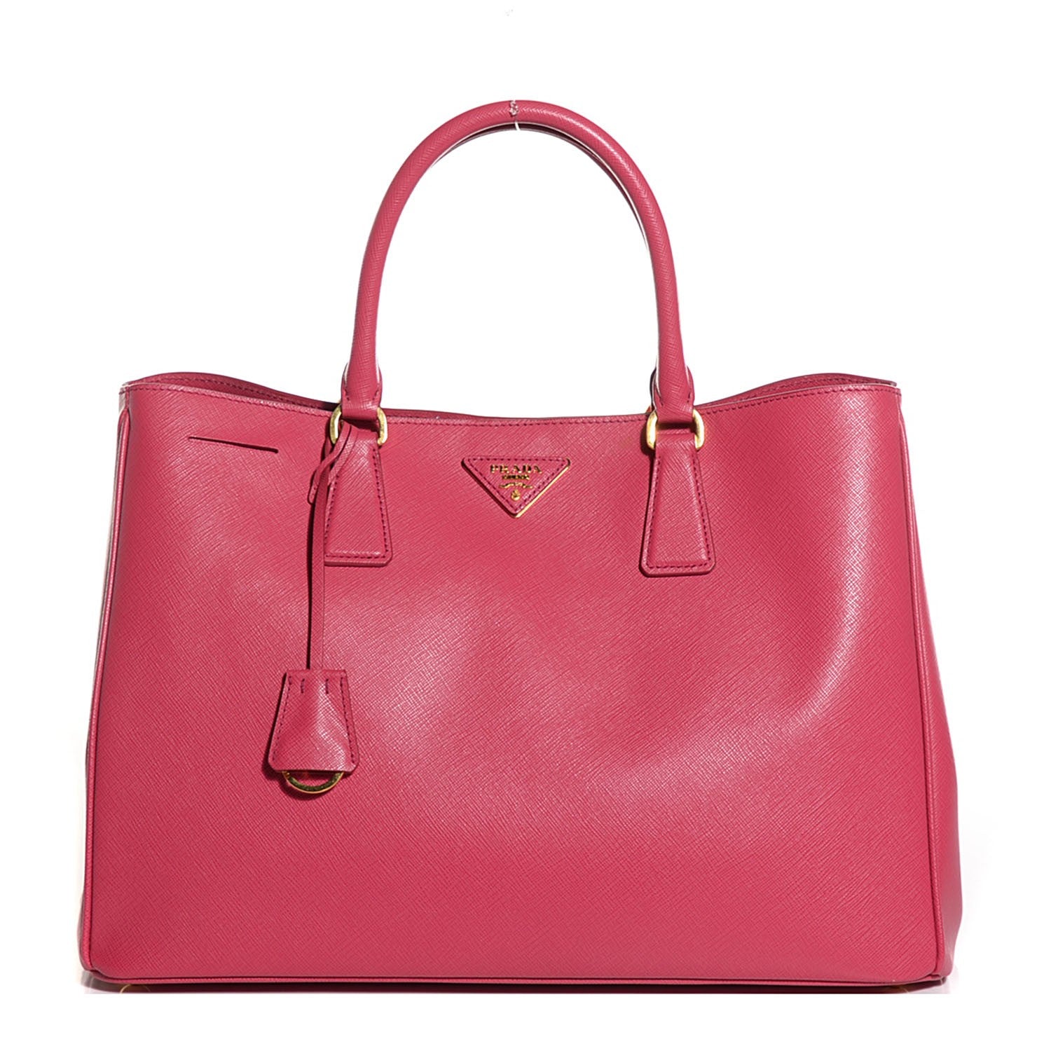 Prada Saffiano Lux Large Tote Peonia 1 of 10