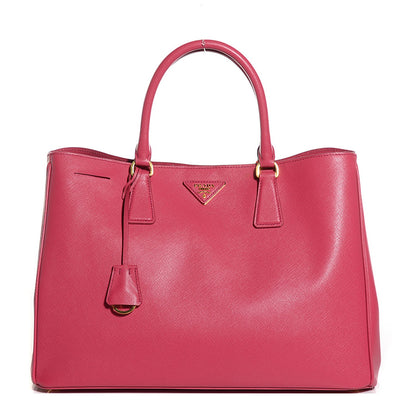 Prada Saffiano Lux Large Tote Peonia 1 of 10