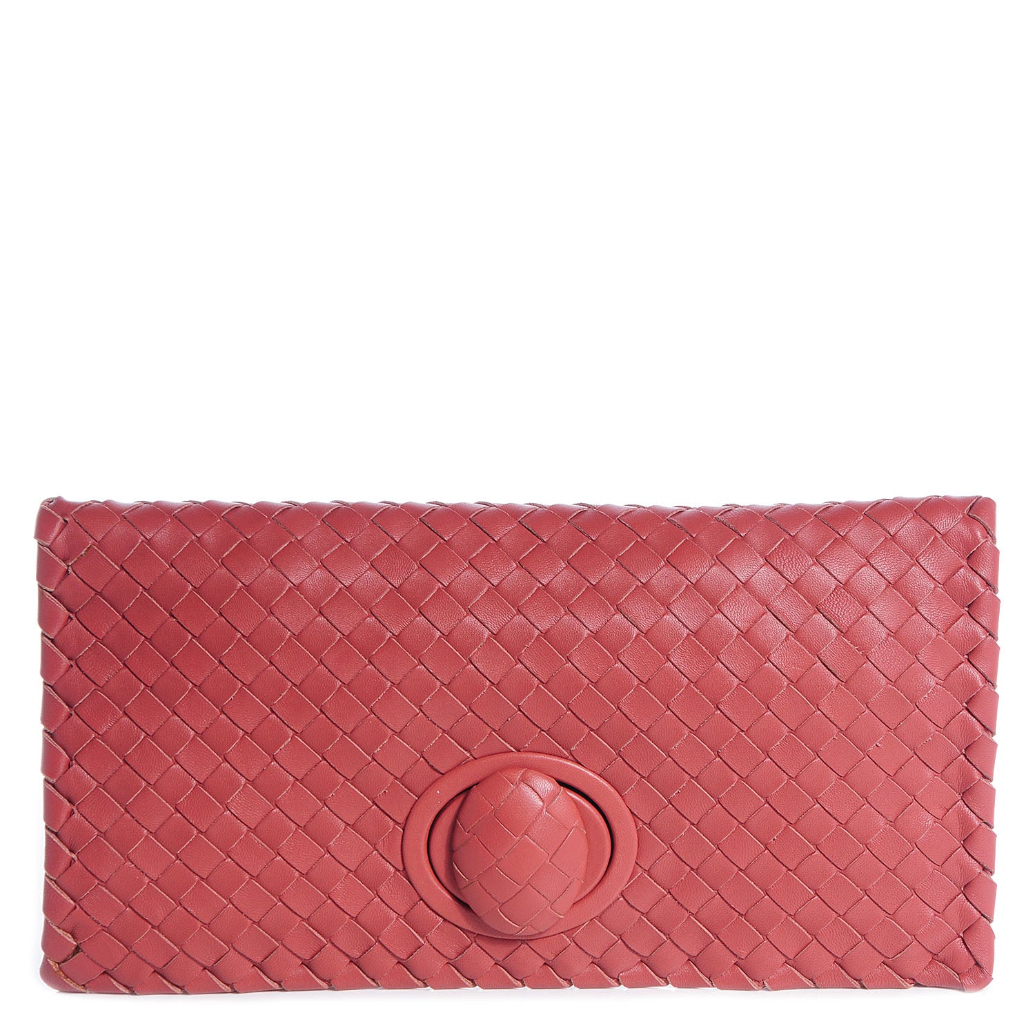 Bottega Veneta Nappa Intrecciato Turnlock Clutch Appia 1 of 9