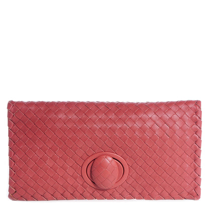 Bottega Veneta Nappa Intrecciato Turnlock Clutch Appia 1 of 9